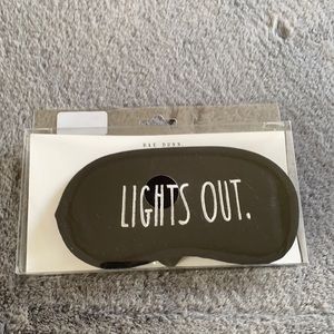 New Rae Dunn Lights Out sleep mask